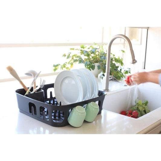 Essentials afdruiprek 39x39x11cm grijs