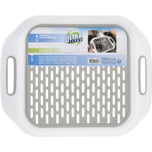 Gootsteenmat met handgrepen 38x30cm