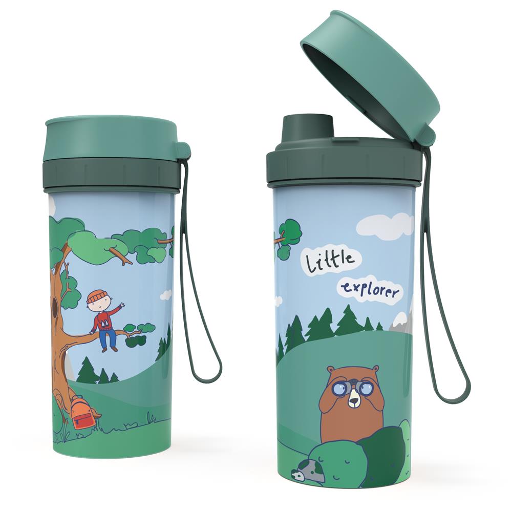 Schoolbeker To Go Memory Kids 400ml kids explorer boys 76x70x165mm