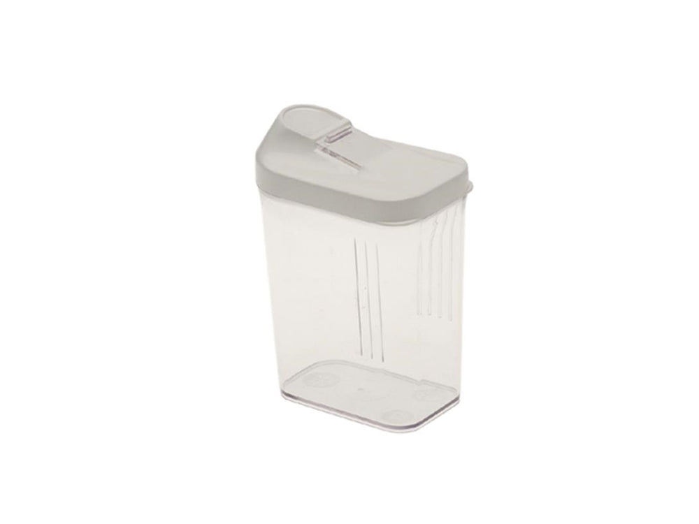 Strooibus 0,25L 6,5x4x12cm wit/transparant