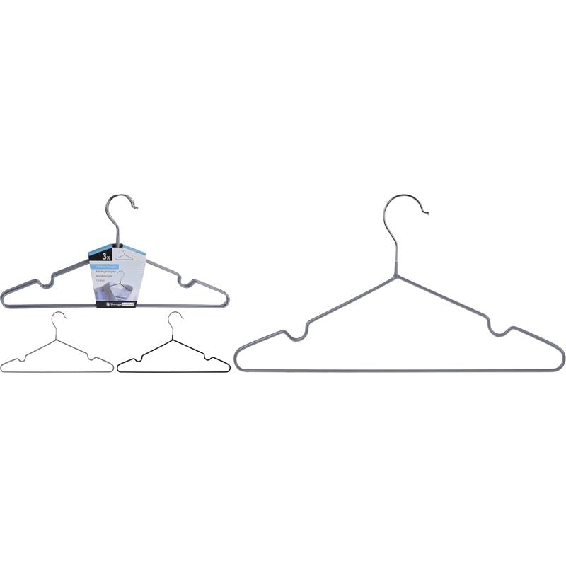 Kledinghanger metaal set van 3 stuks