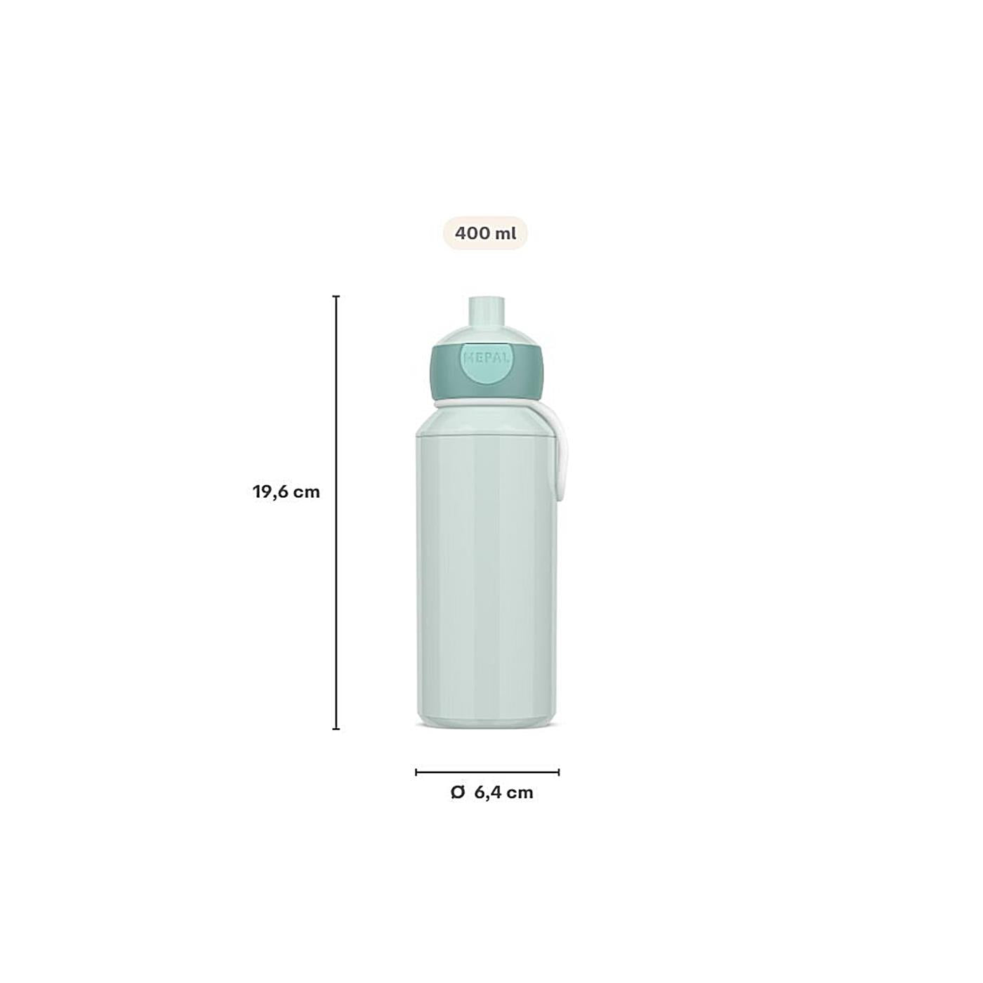 Drinkfles pop-up campus 400ml - cool mint
