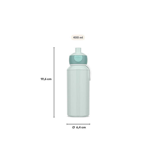 Drinkfles pop-up campus 400ml - cool mint