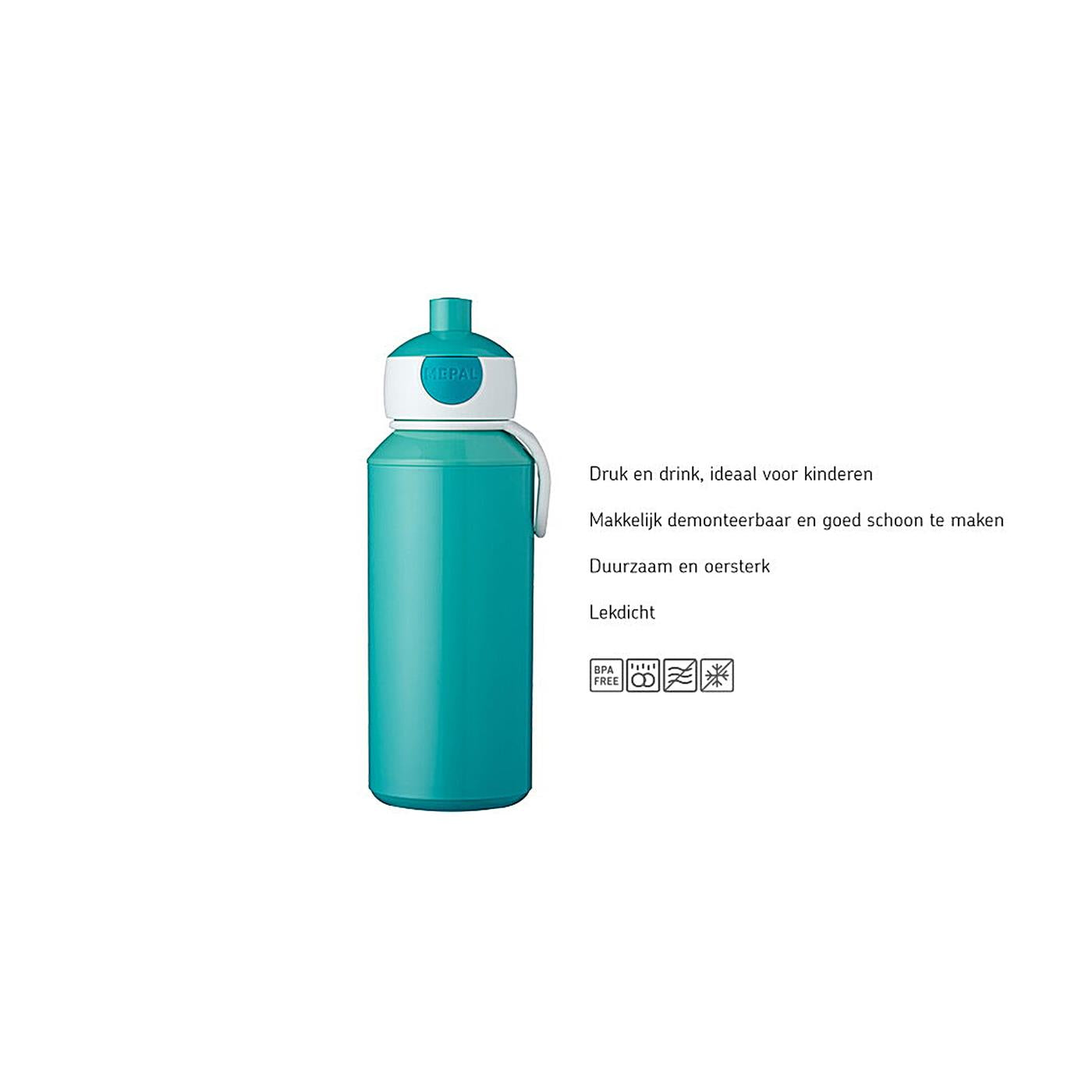 Drinkfles pop-up campus 400ml - Stitch