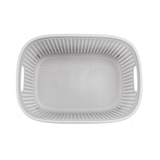 Wasmand Bosse grijs 37x52xH23cm 32L