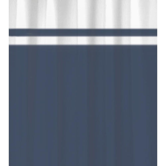 Douchegordijn Simply blauw 180x200cm 100% polyester