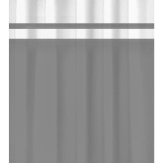 Douchegordijn Simply grijs 180x200cm 100% polyester
