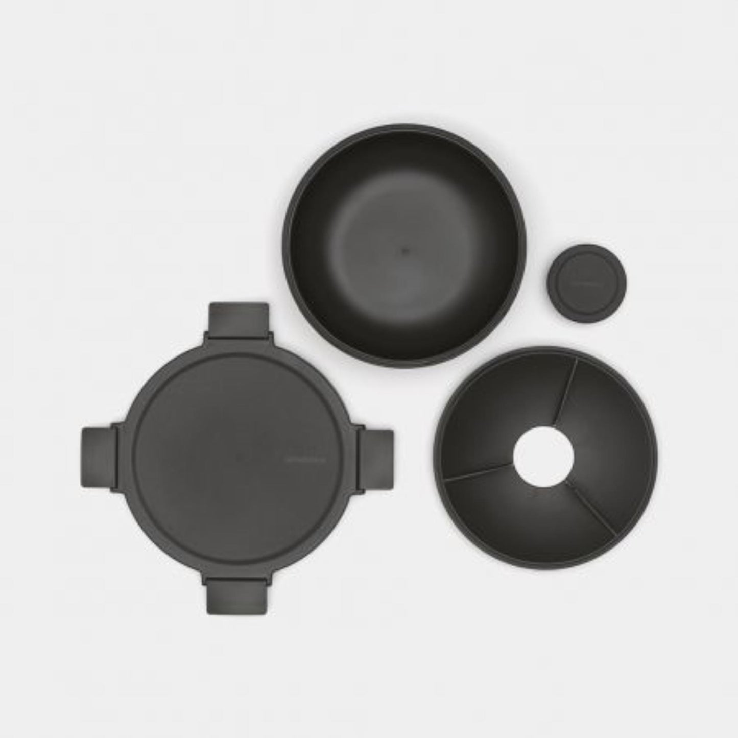 Make & Take saladebak 1,3L Dark Grey