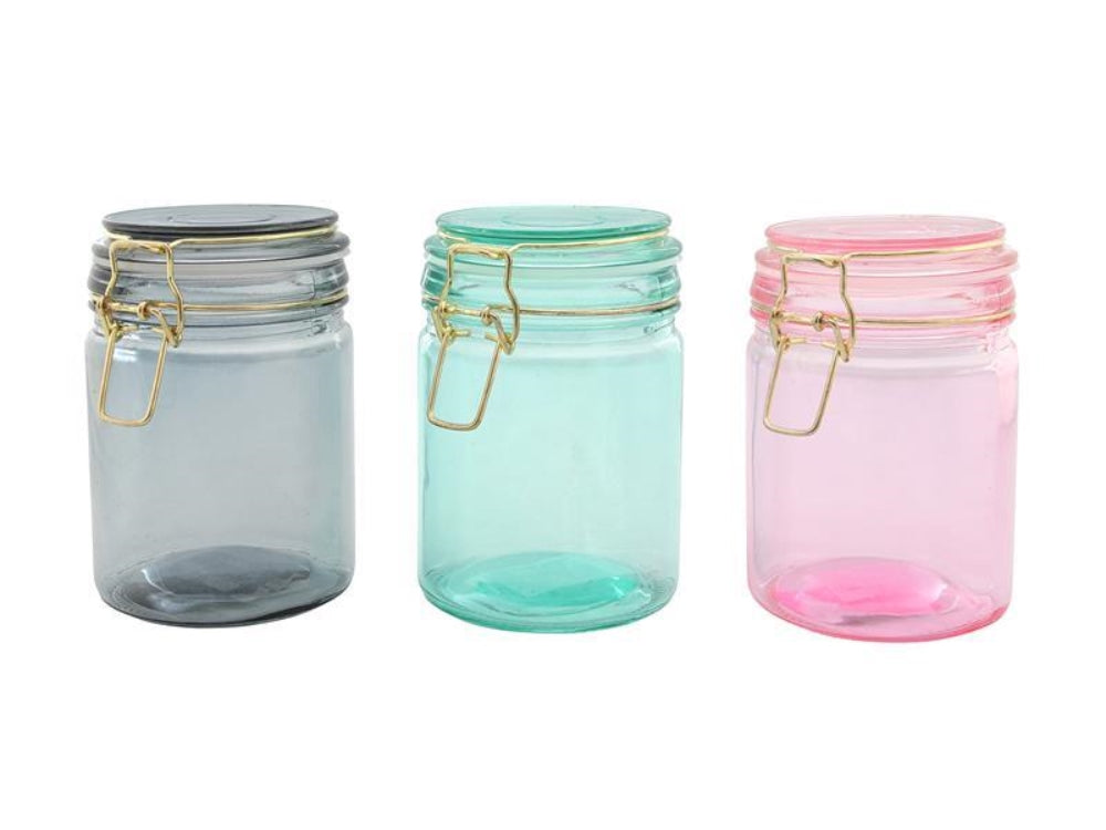 Voorraadpot glas 750ml Ø10x15cm