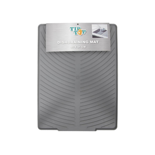 Afdruipmat 44x31cm grijs kunststof