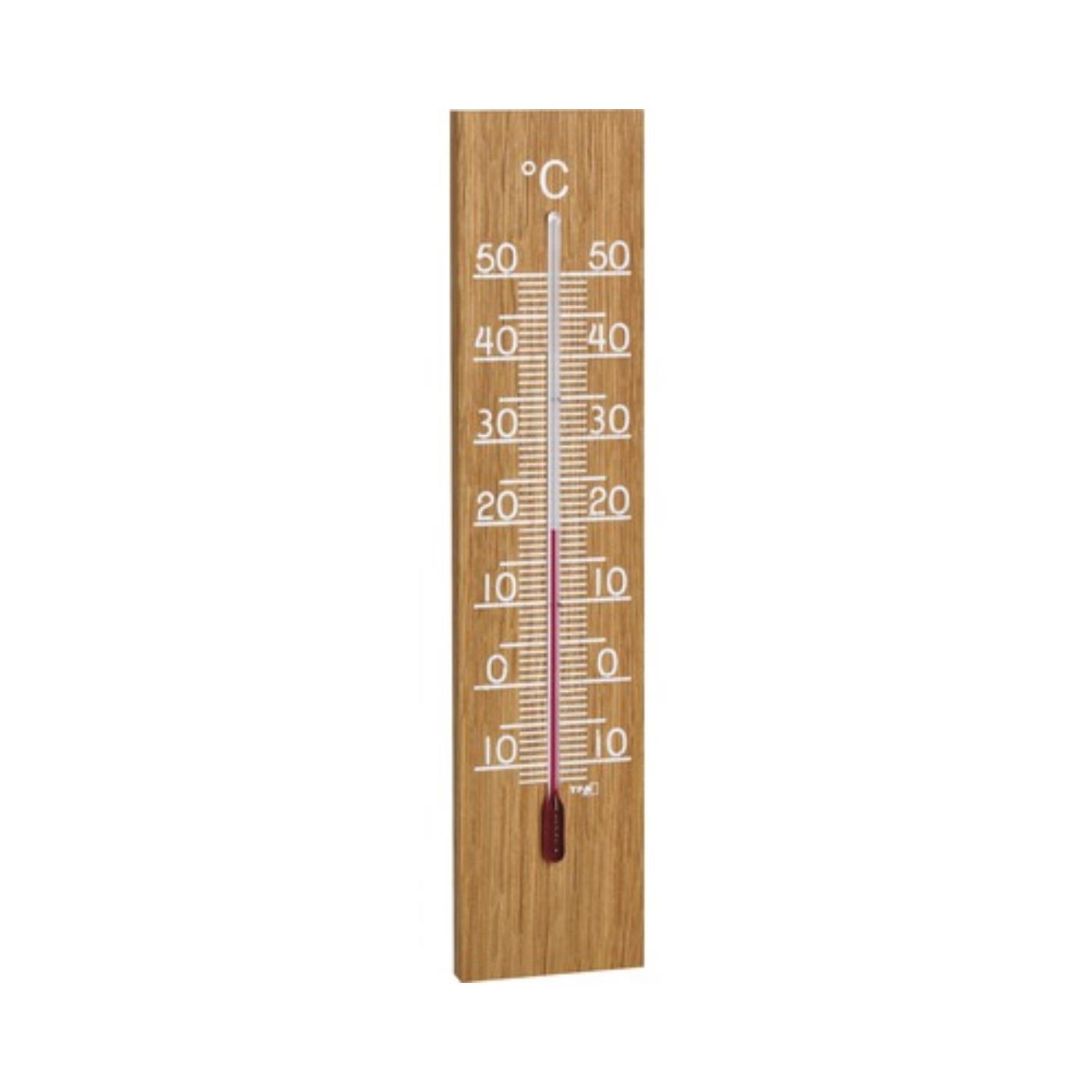 Binnenthermometer 20cm eiken