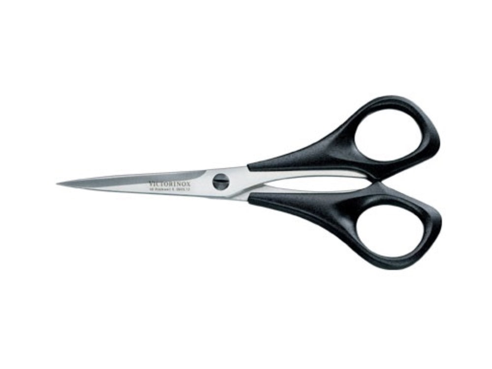 Huishoudschaar linkshandig 13cm zwart