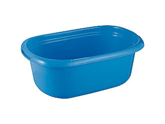 Basic wasmand 40 liter blauw 65x44x25cm kunststof