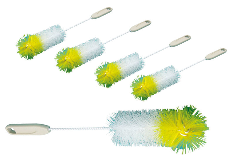 Flessenborstel/tuitenrager 1/2L 35x5cm pak a 10st