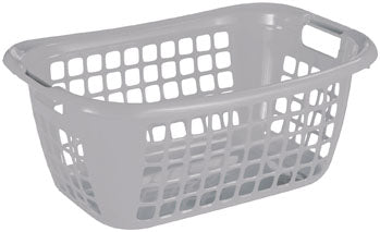 Basic wasmand laag grijs 65x45x27cm