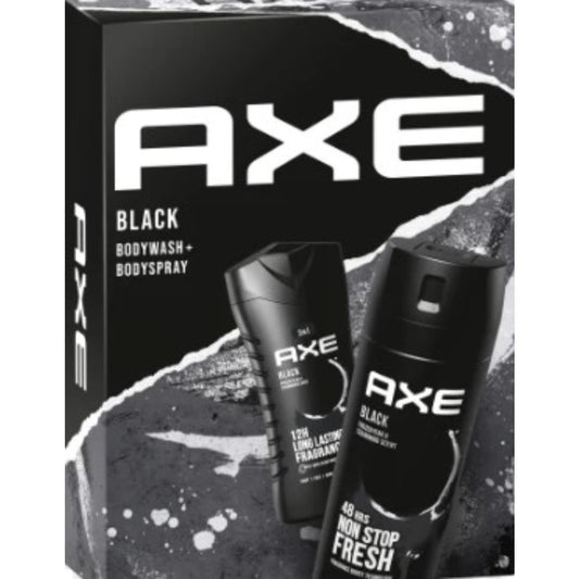 Giftset black deospray 150ml & douche 250ml