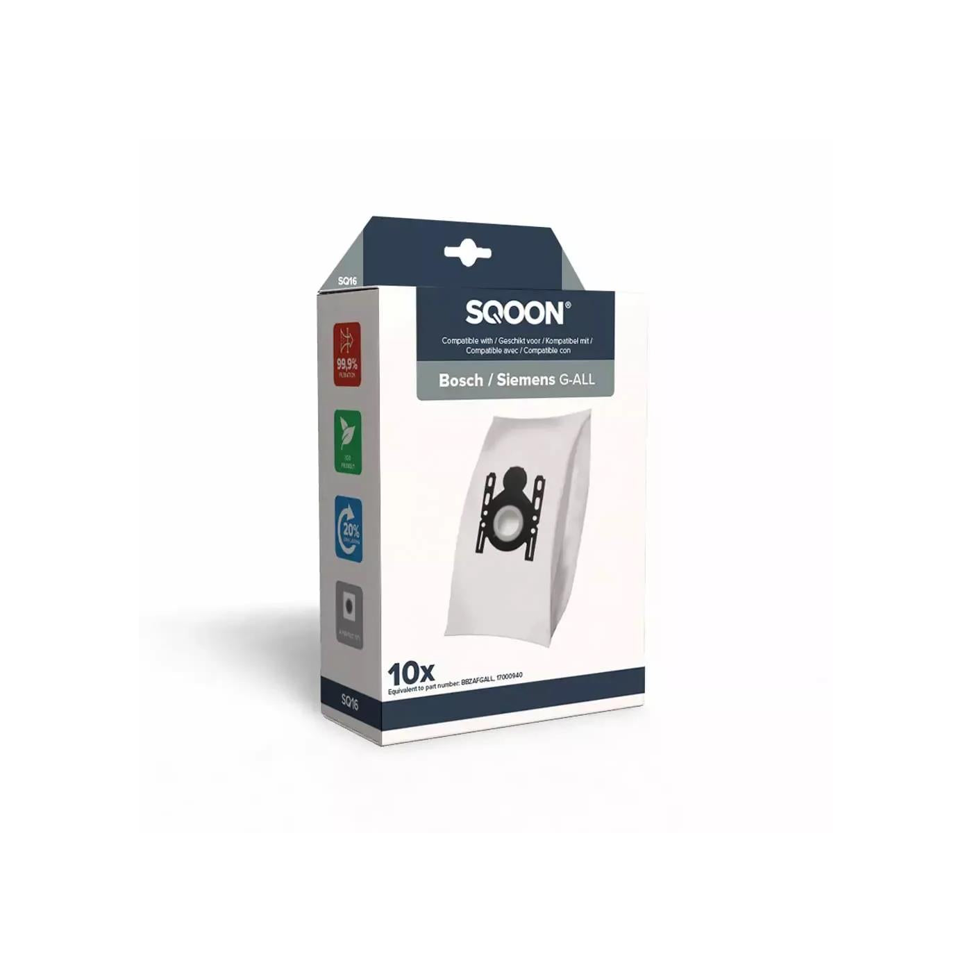 SQOON Stofzuigerzak Bosch/Siemens G-All doos a 10 stuks