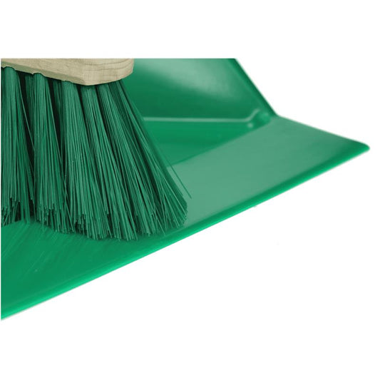 Stofblikset kunststof groot model 39x40cm groen