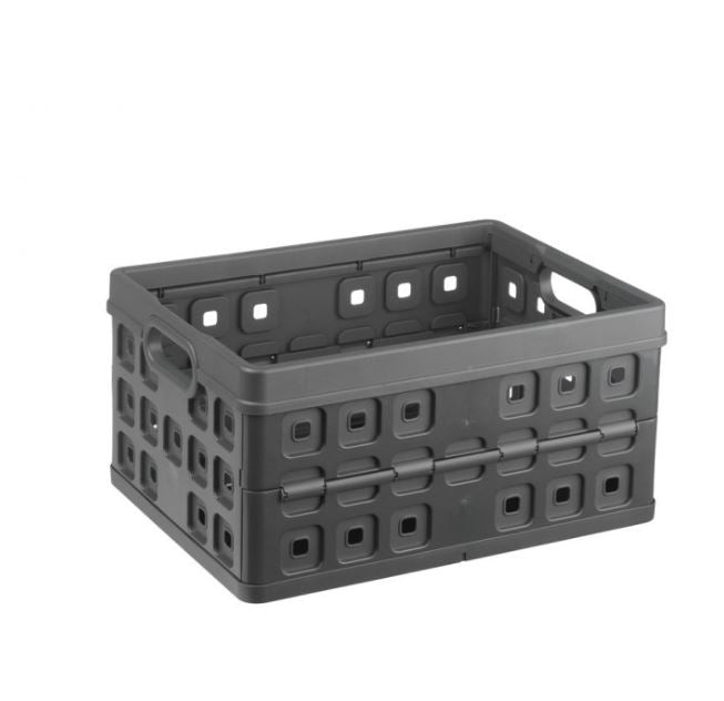 Square Boodschappenkrat 32 liter antraciet 49x36x24,5cm