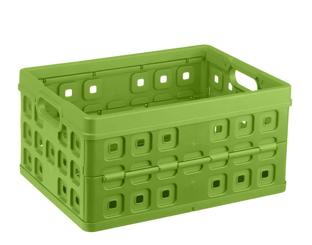 Square Boodschappenkrat 32 liter groen 49x36x24,5cm
