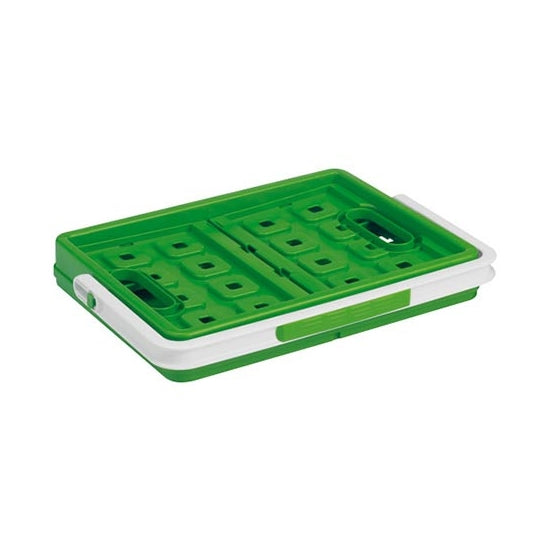 Square Boodschappenkrat 24 liter groen/wit kunststof 44x31,5x21cm