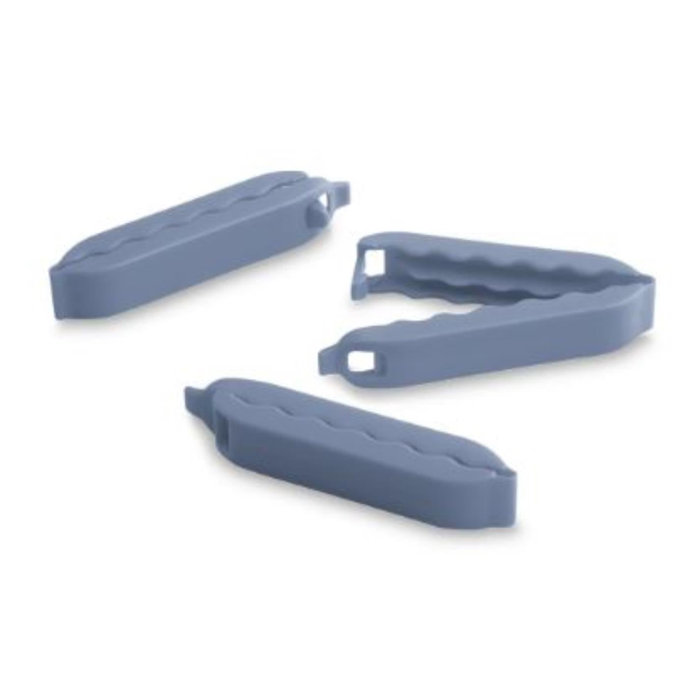 Onda sluitclips set a 10 stuks ca. 8cm blauw