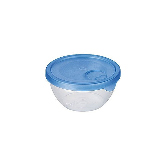 Club Cuisine voorraaddoos 500ml transparant blauw dia 13cm h 6.5cm
