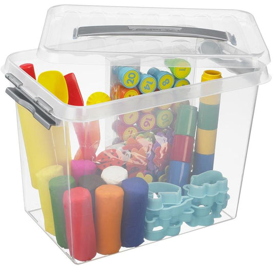 Q-line opbergbox medium 9 liter transparant 30,7x20x22,3cm