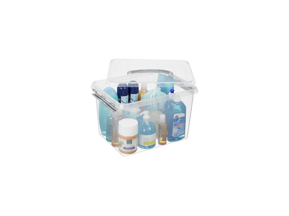 Q-line opbergbox transparant 22 liter 40x30x26cm