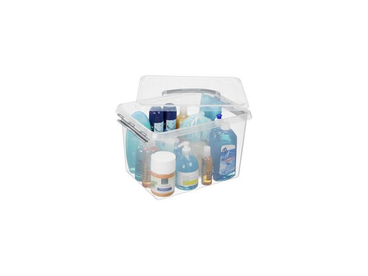Q-line opbergbox transparant 22 liter 40x30x26cm