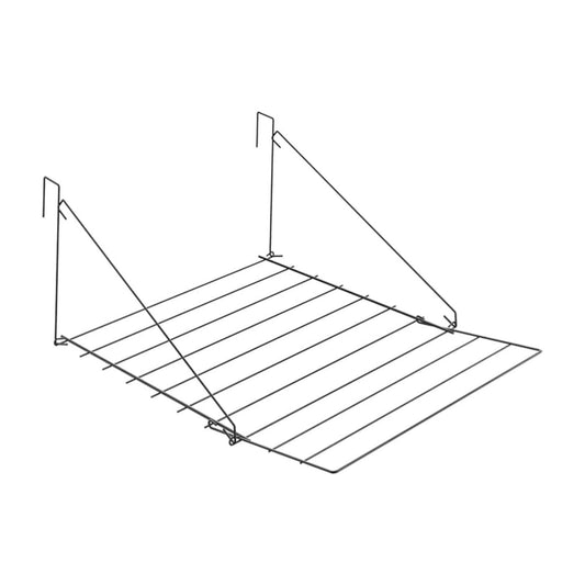 Metaltex/Tomado droogrek Breda 7m zwart (52x29x50/70cm)