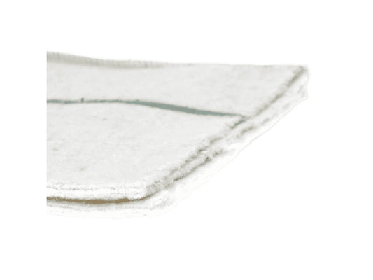 Geweven dweil wit gestreept 60x60 cm, 10 stuks