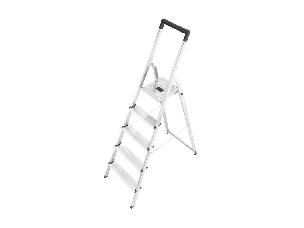 L40 huishoud trap 5-treeds aluminium (4 treden+bordes)