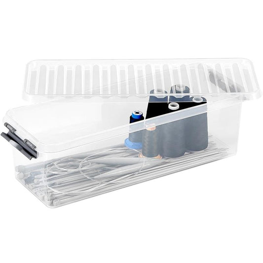 Q-line Multibox 6,5L + inzet met vakverdeling transparant/metallic