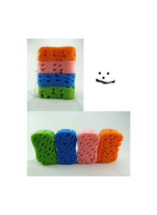 Badspons met ophangkoord 15x9x5cm