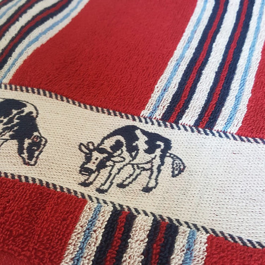 Keukendoek Friesian red 50x55cm 6 stuks