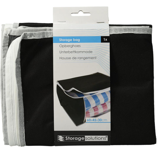 Opberghoes zwart 60x30x45cm