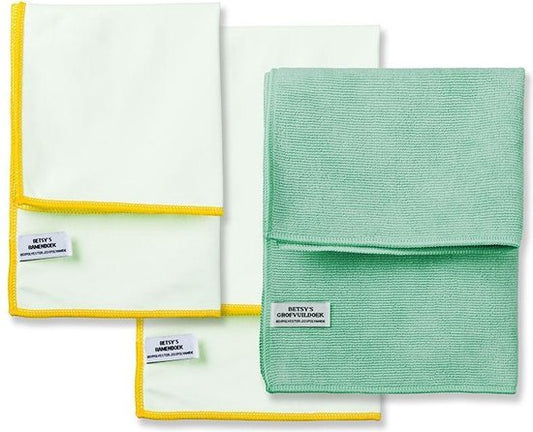 Microvezel 3-delige ramenset XXL groen