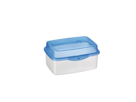 Club Cuisine koekdoos 3,5 liter transp/blauw 12x24x17cm