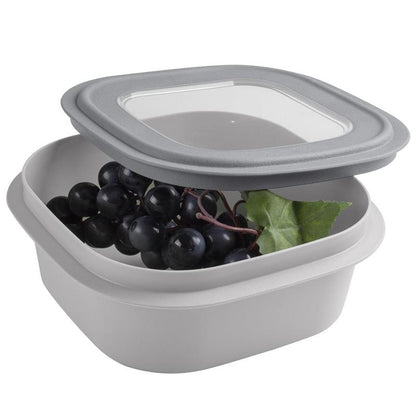 Sigma Home Voorraaddoos 1,3 liter grijs 18x18x7,2cm
