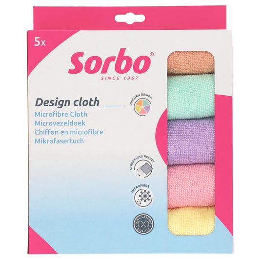 Sorbo Microvezeldoeken Unicorn 5 stuks 40x40cm