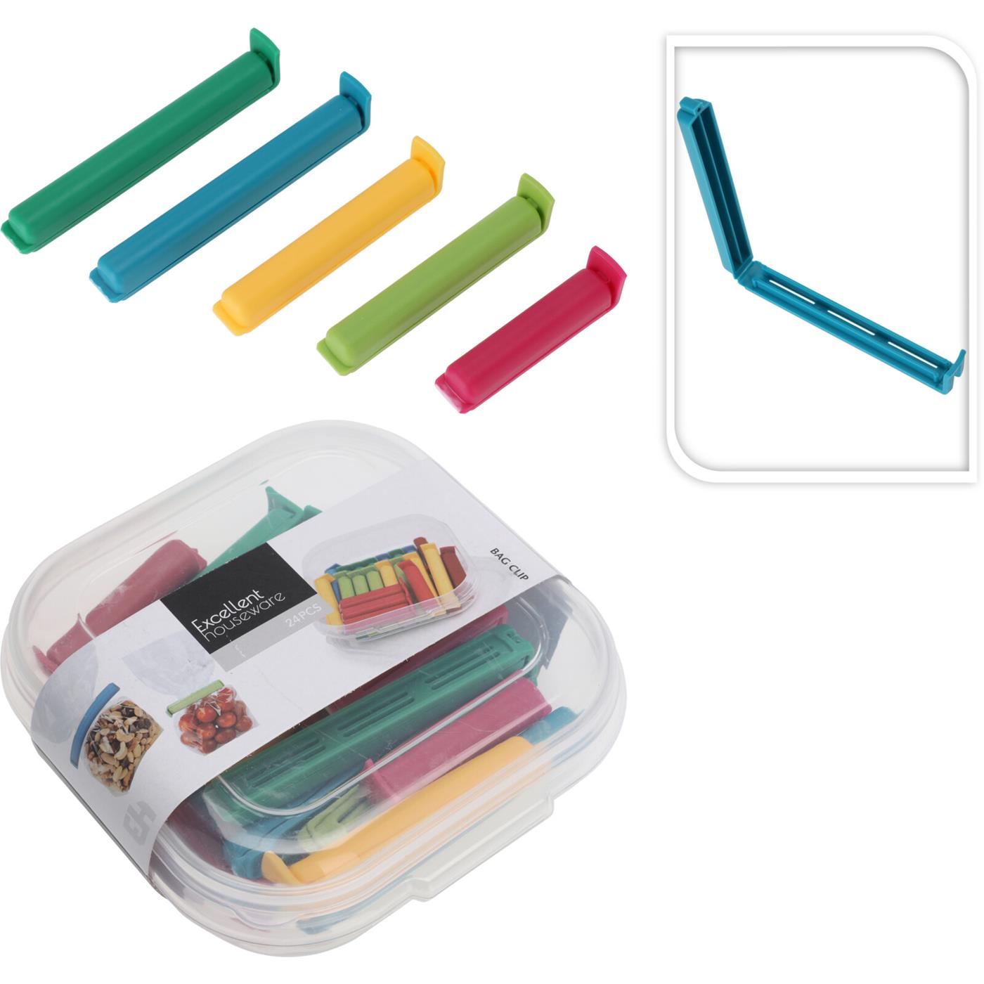 Excellent Houseware Vershoudclips set van 24 stuks