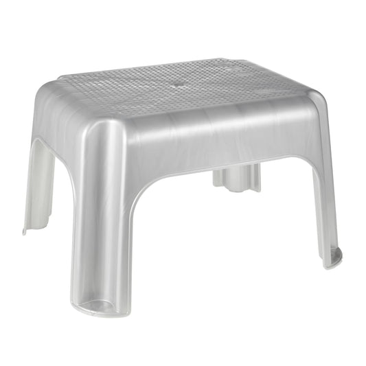 Opstapje 36,5x30x24cm zilver