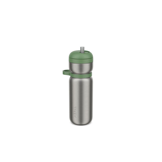 Isoleerfles twist sport 600ml - moss green