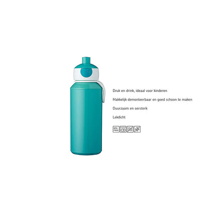 Drinkfles pop-up campus 400ml - Stitch
