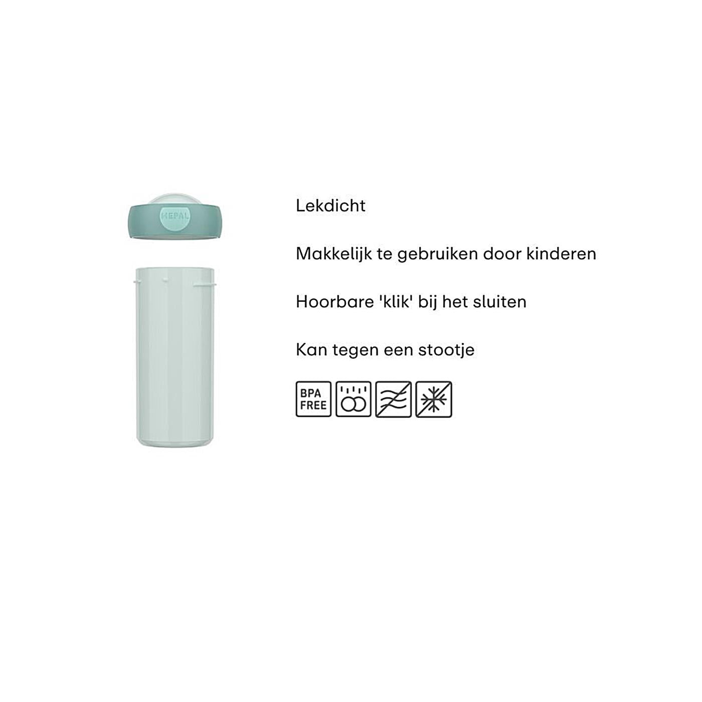 Schoolbeker campus 300ml - cool pink