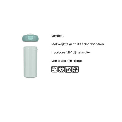 Schoolbeker campus 300ml - cool pink