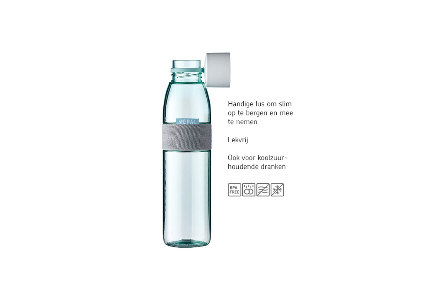 Waterfles Ellipse 500ml nordic black
