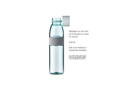 Waterfles Ellipse 500ml nordic black