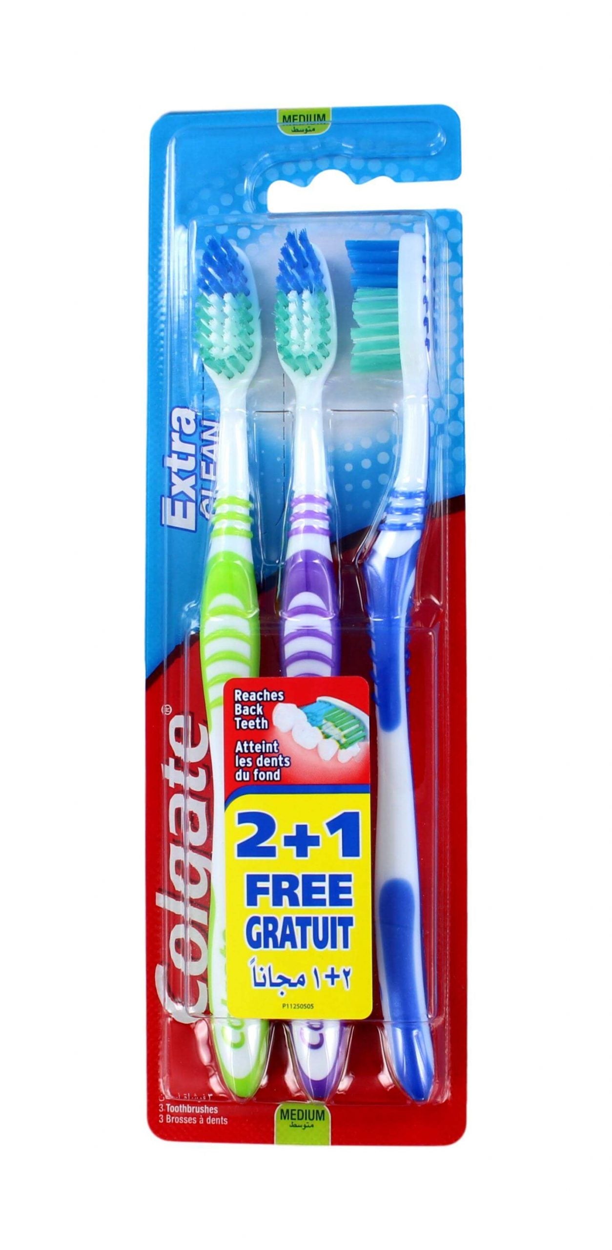 Tandenborstel 3-Pack Extra Clean Medium
